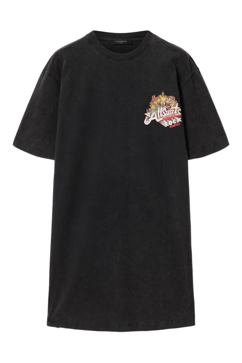 Roque Graphic T-Shirt Dress, Alternate, color, WASHED BLACK