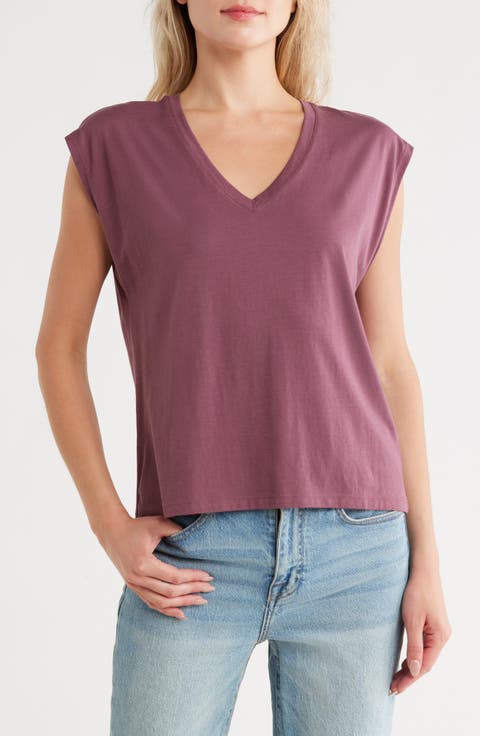 V-Neck Pima Cotton T-Shirt