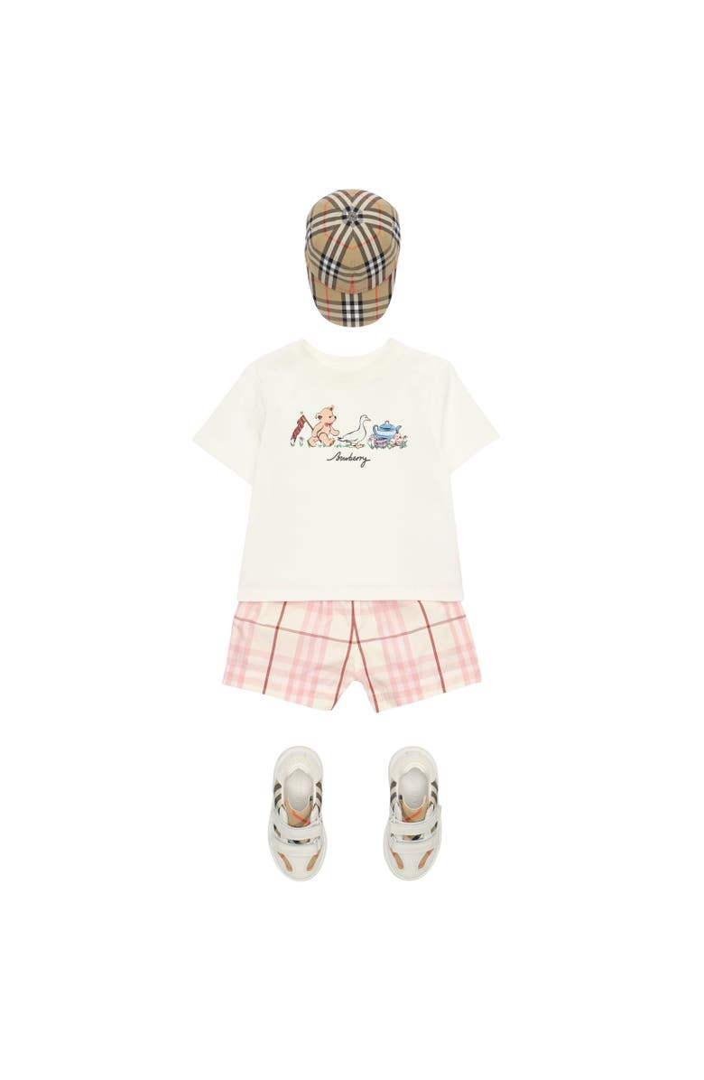 Burberry Thomas Bear and Friends Cotton T-shirt, Alternate, color, Chalk White