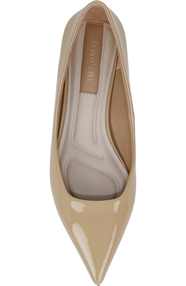 Franco Sarto Prella Pointed Toe Kitten Heel Pump, Alternate, color, Grey