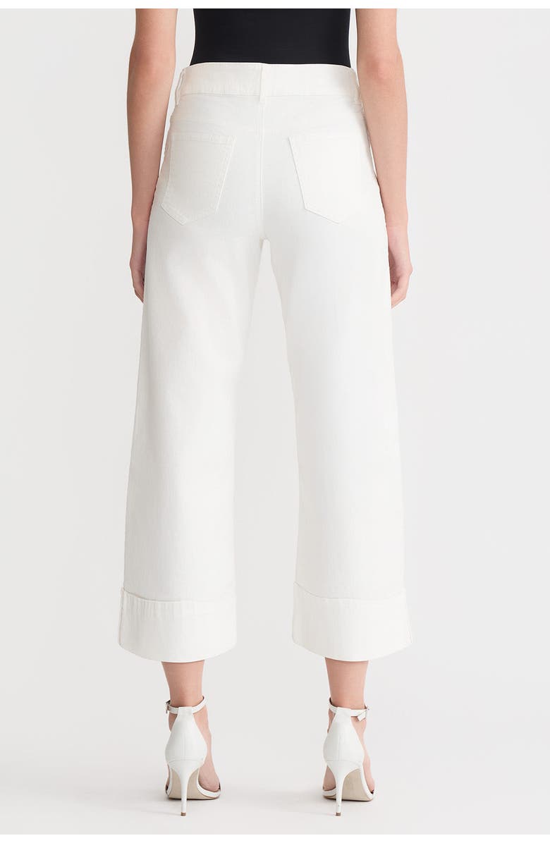 Ming Wang x Family Savvy Fit-N-Flare Tie-Waist Woven Maxi Dress, Alternate, color, White