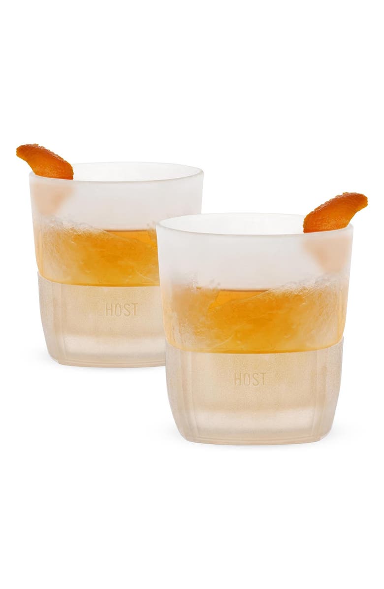 HOST Set of 2 Freeze Whiskey Glass, Main, color, Clear