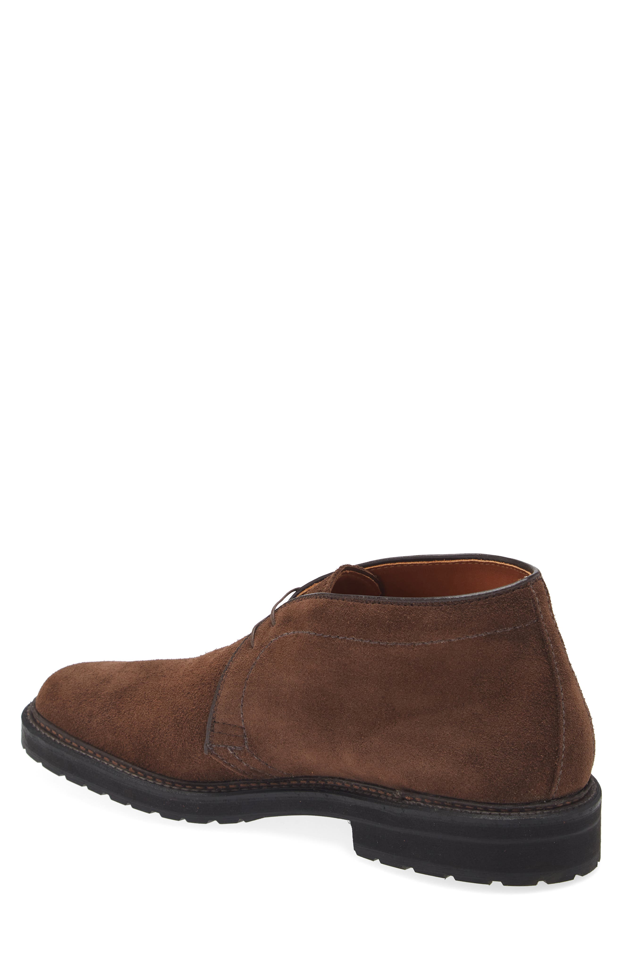 Alden Barrie Chukka Boot, Alternate, color, Dark Brown Suede