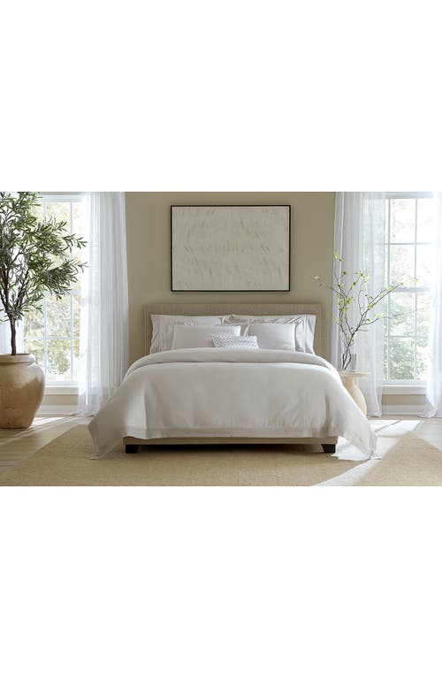 Sferra Carlotta Sateen Pillow Sham In Grey