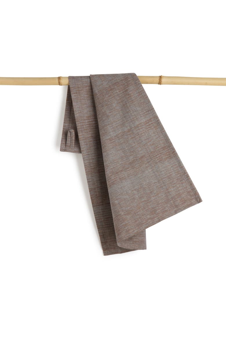 Timeless Organic Ikat Handwoven Kitchen Towels - Set of 2, Main, color, Old Delhi