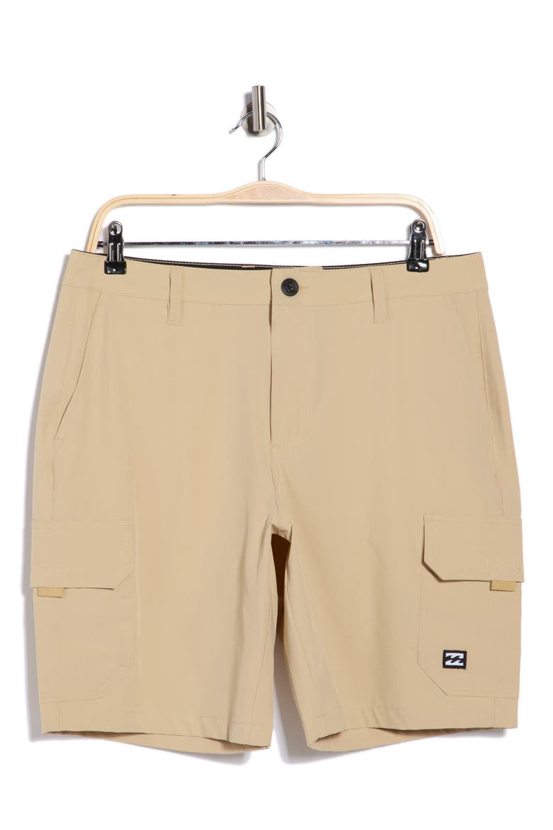 Submersible Cargo Shorts, Alternate, color, PALE KHAKI