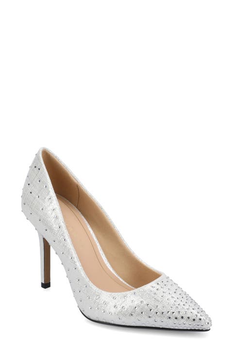 Embellished Pointed Toe Pump (Women)