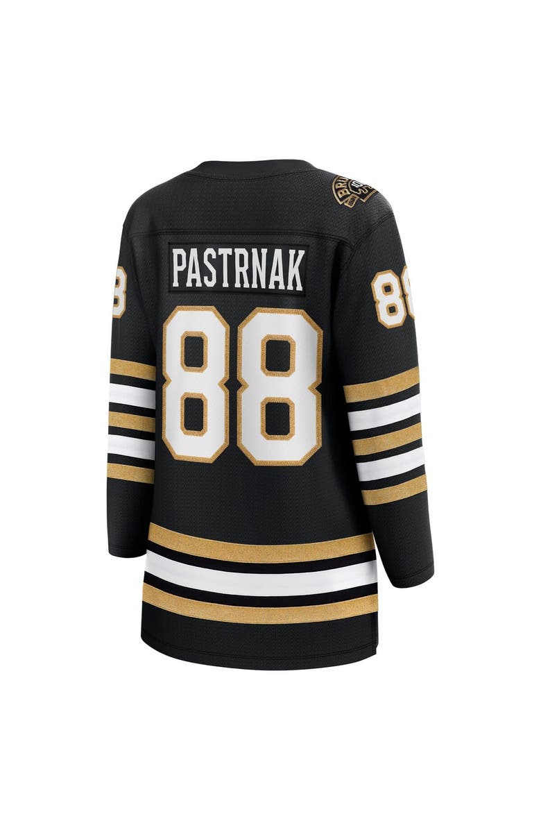 FANATICS Women's Fanatics David Pastrnak Black Boston Bruins 100th Anniversary Premier Breakaway Player Jersey, Alternate, color, Black