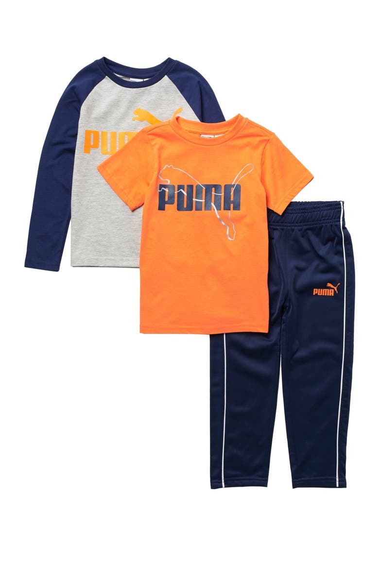 PUMA Jersey 3-Piece T-Shirt & Pants Set, Main, color, 