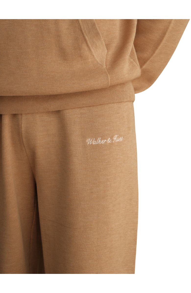 Walker & Hunt Merino Blend Knitted Sweatpants, Alternate, color, Mocha