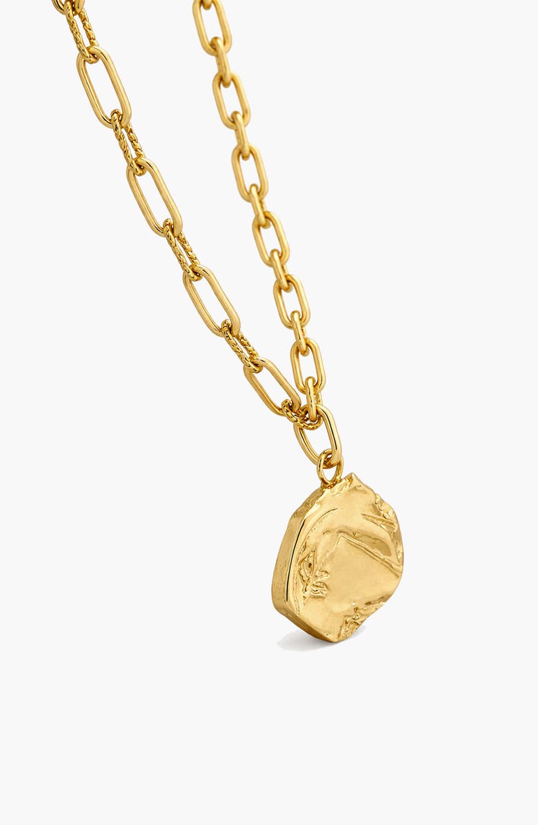YOJ Mao Maxi Pendant Necklace in Gold, Alternate, color, Gold