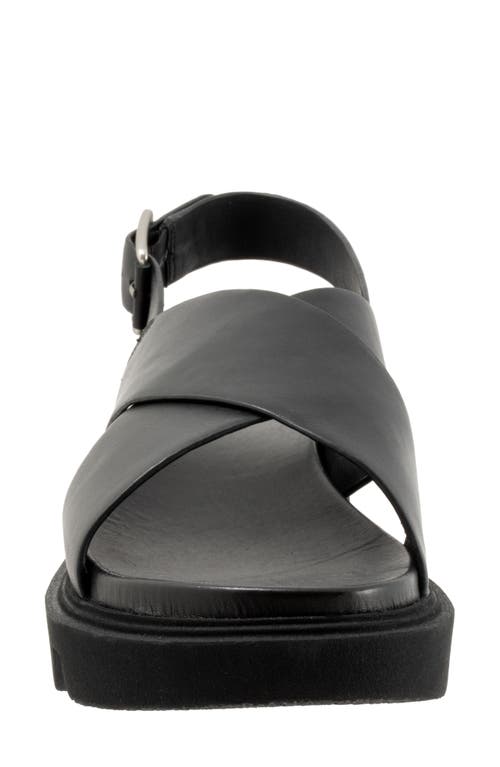 Shop Eos Footwear Flighty Slingback Platform Sandal In Black