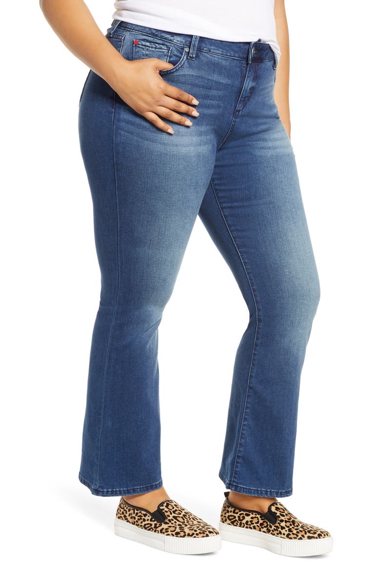 High Waist Bootcut Jeans, Alternate, color, CORA