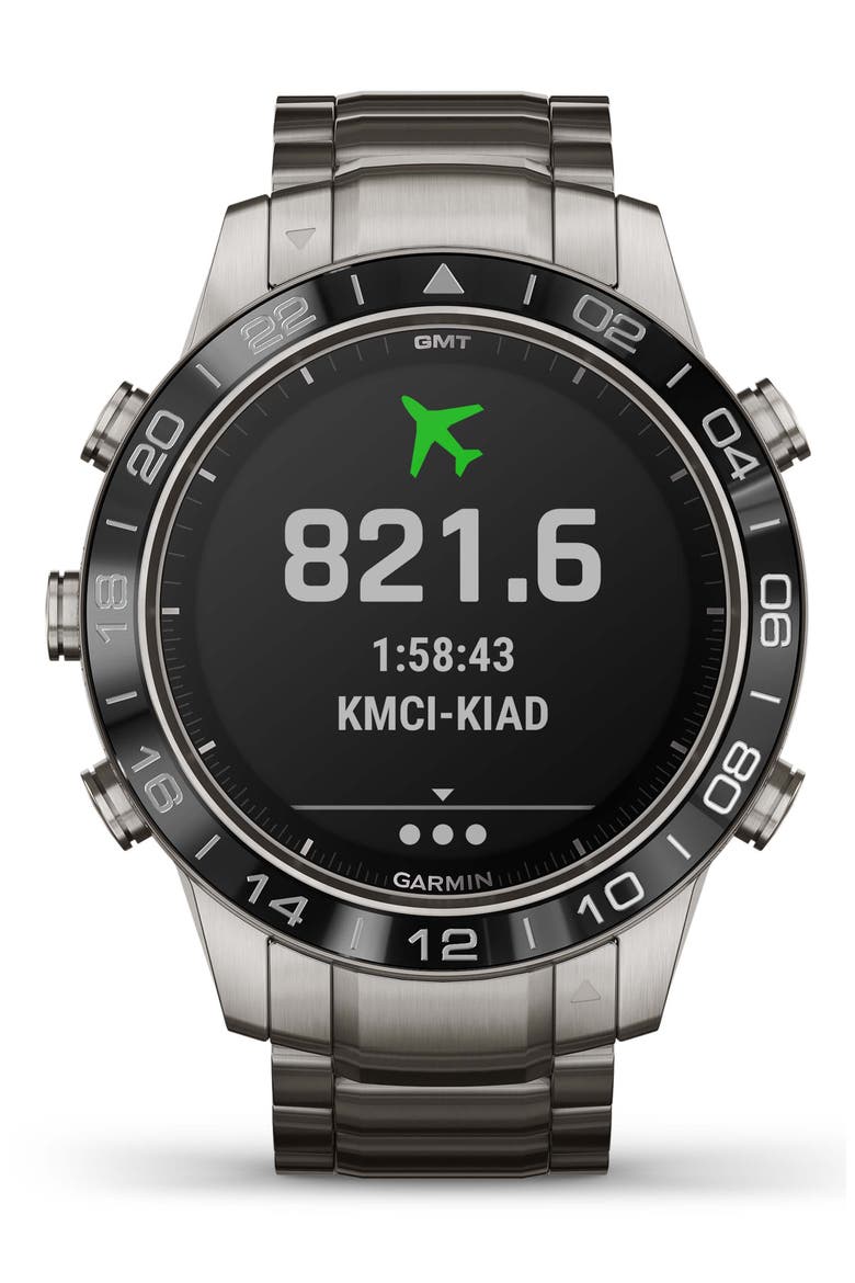 MARQ Aviator GPS Smart Watch, 46mm, Alternate, color, SLATE GREY