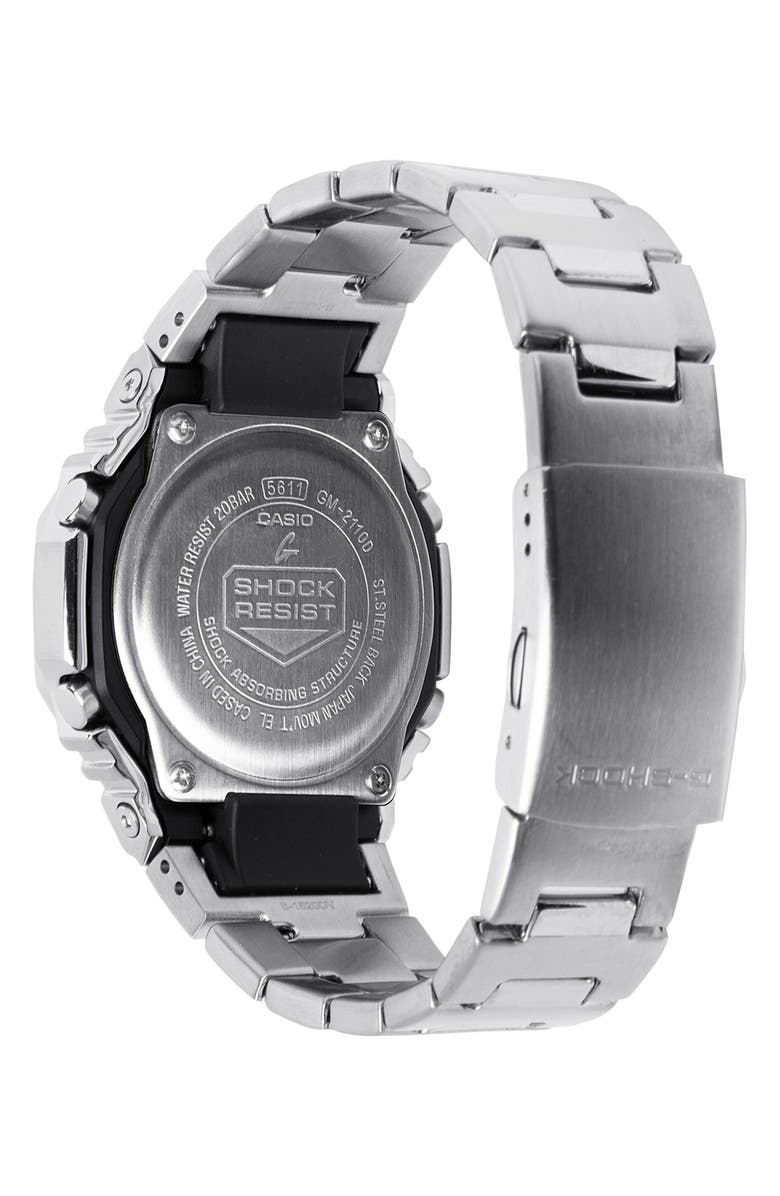 G-SHOCK 2110 Series Analog-Digital Watch, 49.3mm, Alternate, color, Silver