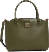Kate Spade New York phoebe refined grained leather top handle bag