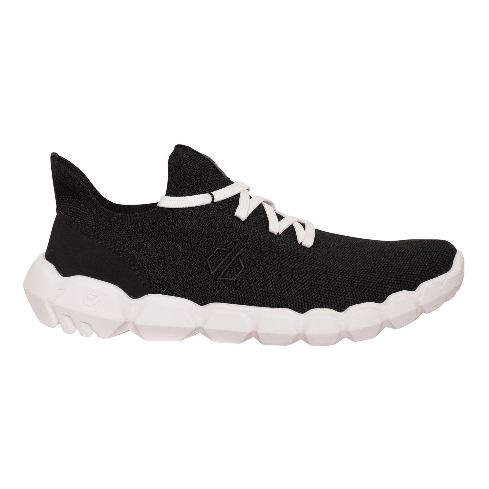 Hex-at Knitted Sneakers, Alternate, color, Black and White