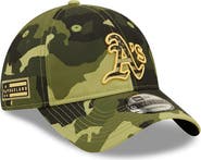 New Era Men's New Era Camo Oakland Athletics 2022 Armed Forces Day 9TWENTY Adjustable Hat