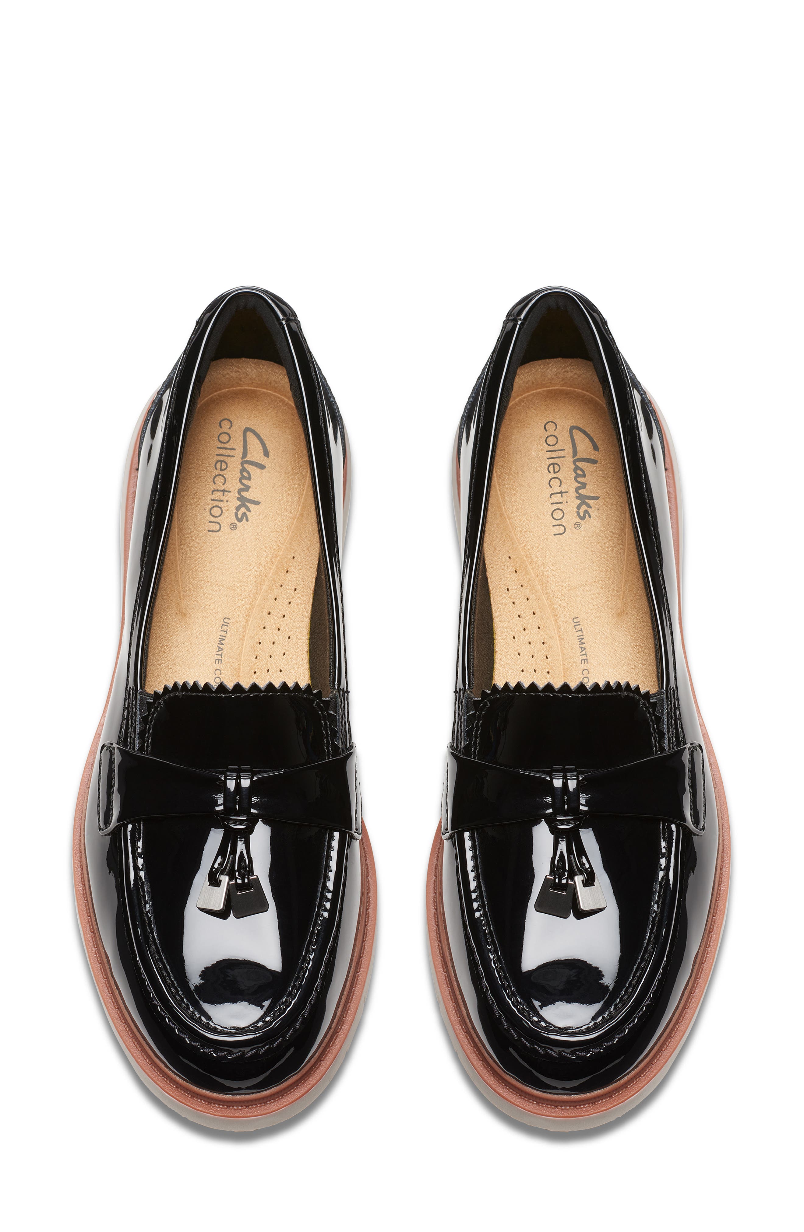 Clarks<sup>®</sup> Westlynn Bella Loafer, Alternate, color, Black Patent