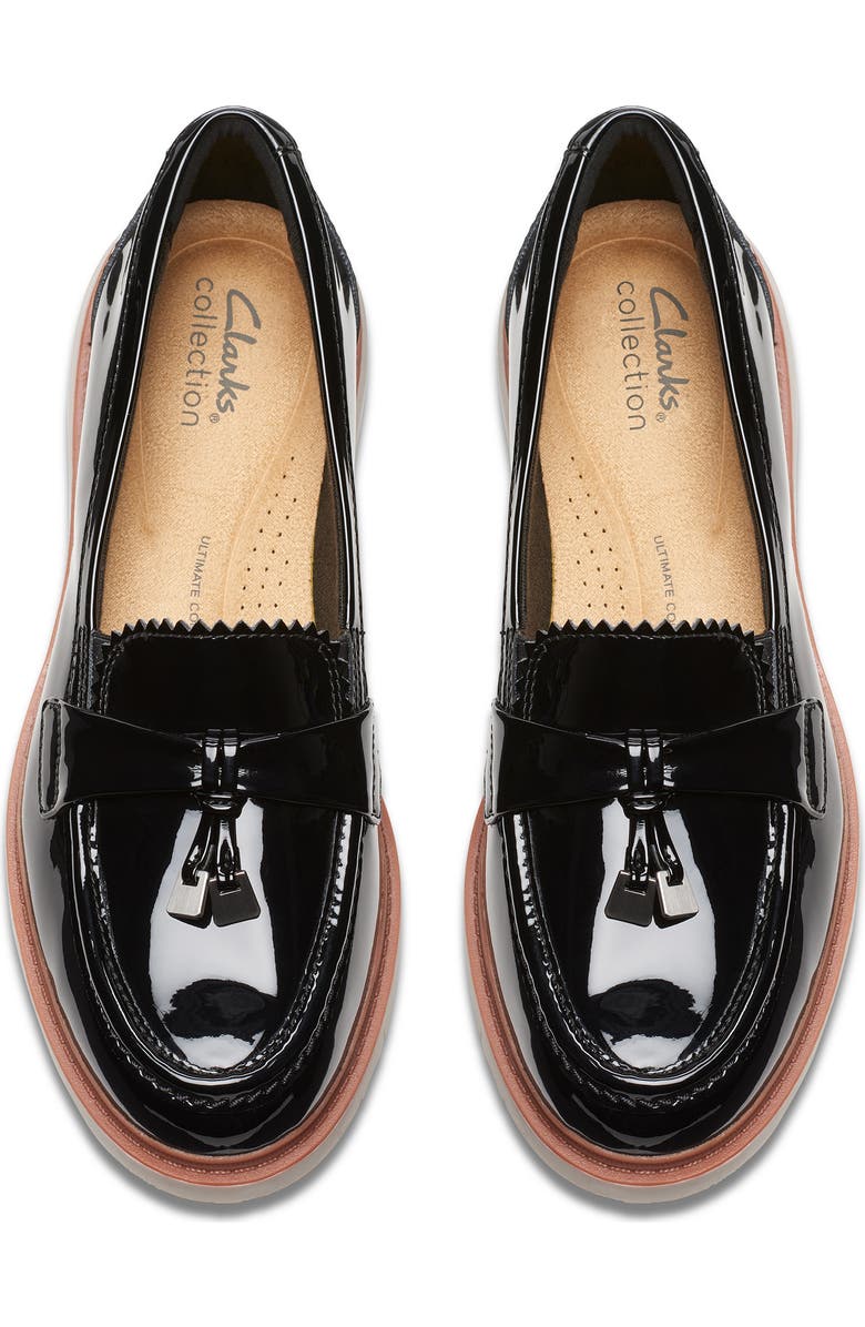Clarks<sup>®</sup> Westlynn Bella Loafer, Alternate, color, Black Patent