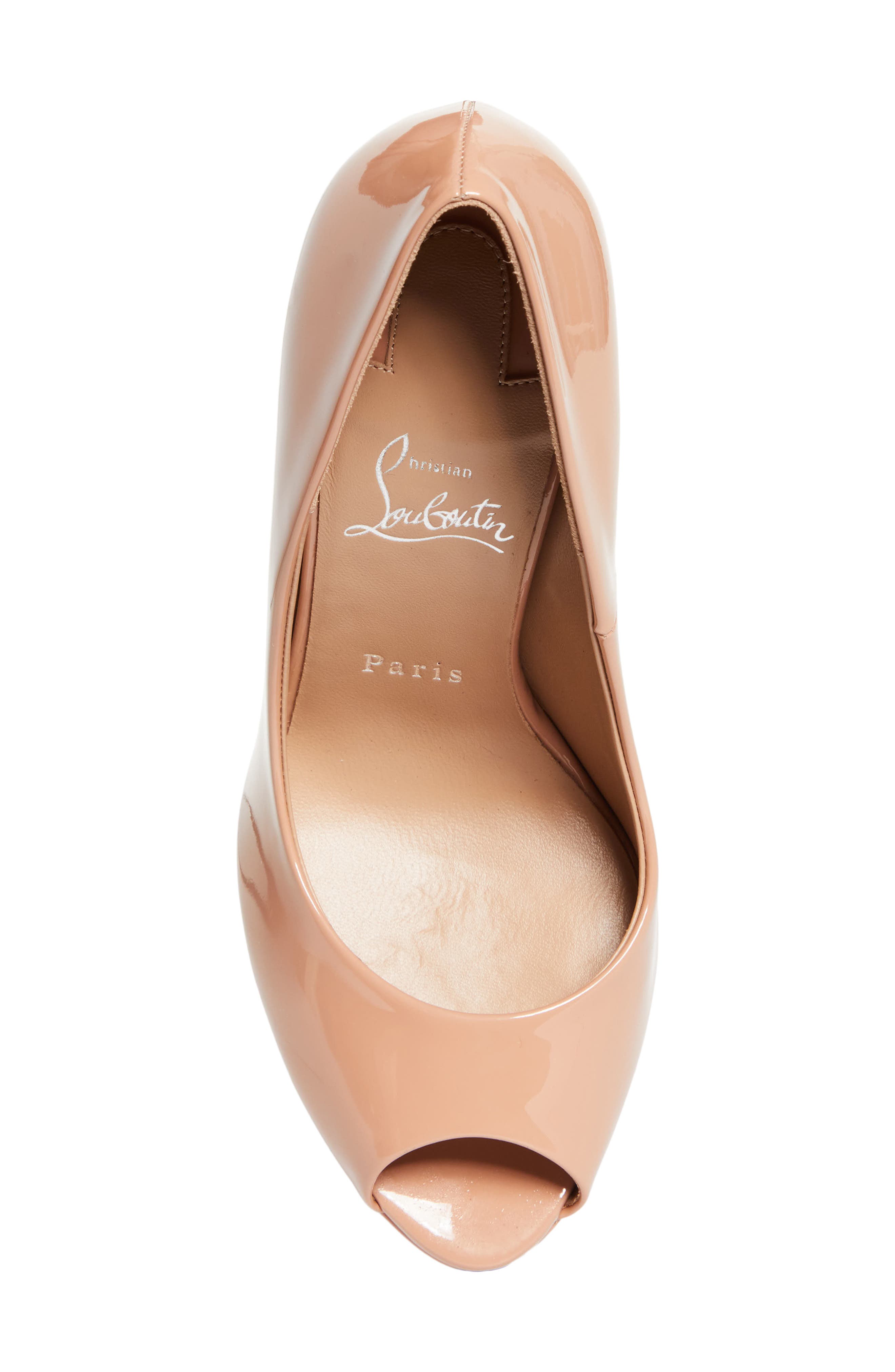 Lady Z Peep Toe Pump, Alternate, color, N295 BLUSH/LIN BLUSH