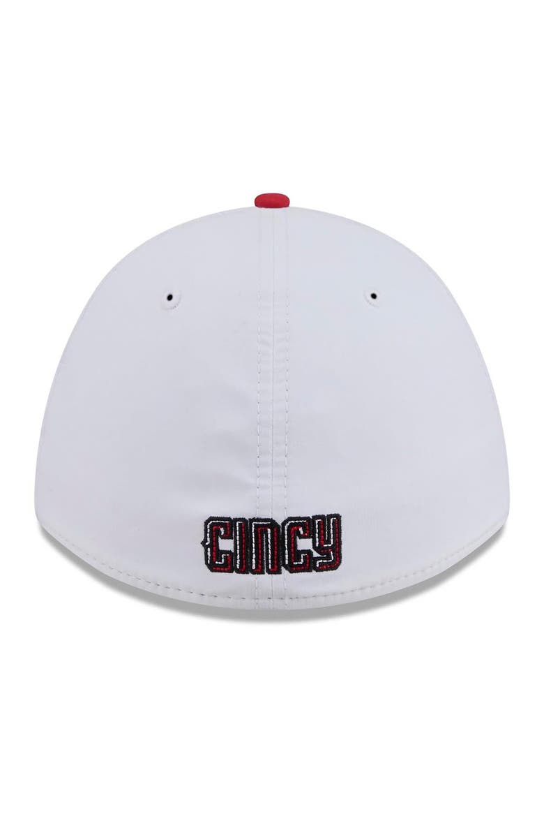 New Era Men's New Era Black/Red Cincinnati Reds 2026 City Connect M-Crown A-Frame 39THIRTY Flex Hat, Alternate, color, Black