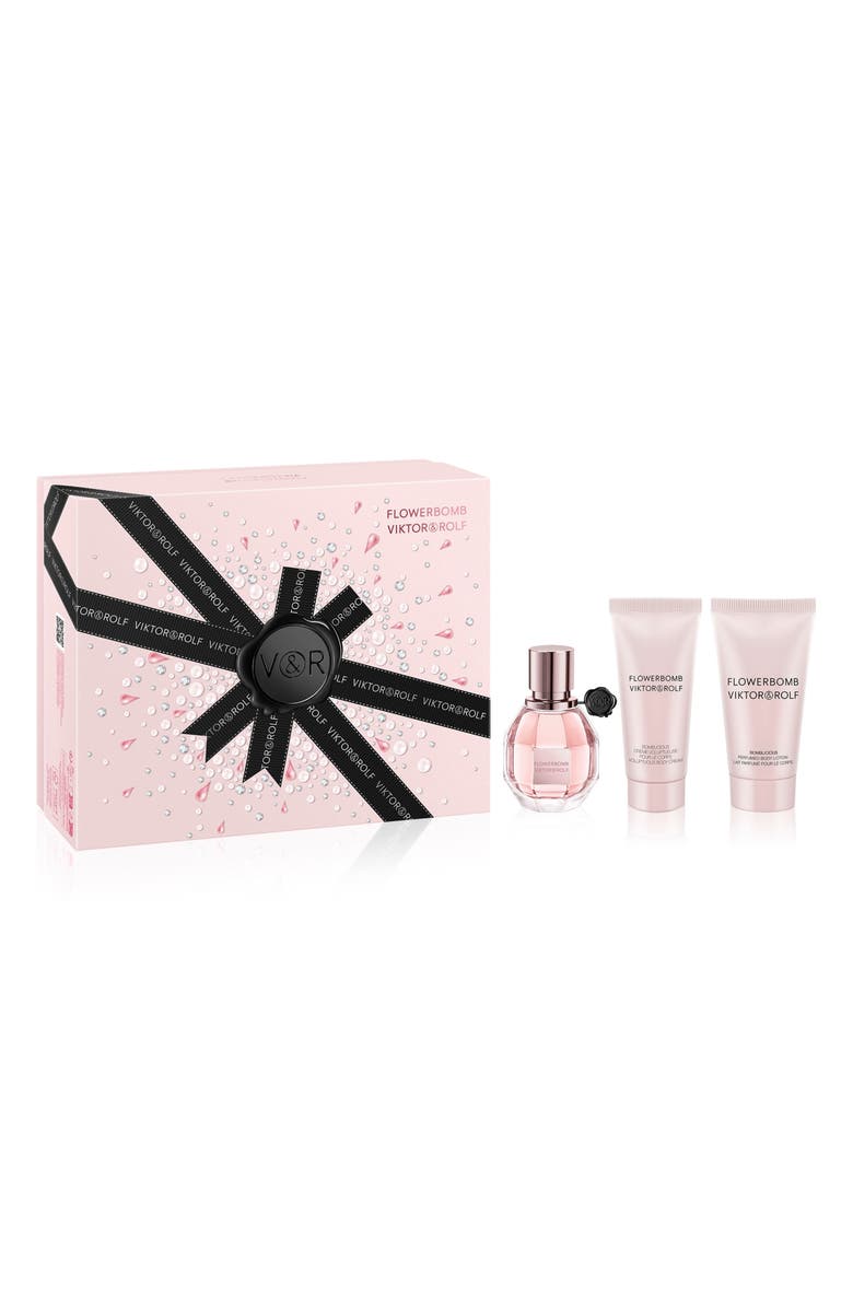 Viktor&Rolf Flowerbomb 3-Piece Fragrance Gift Set $131 Value, Alternate, color, 