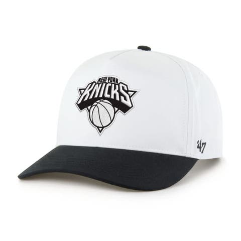 Men's '47 New York Knicks Black & White Hitch Adjustable Hat