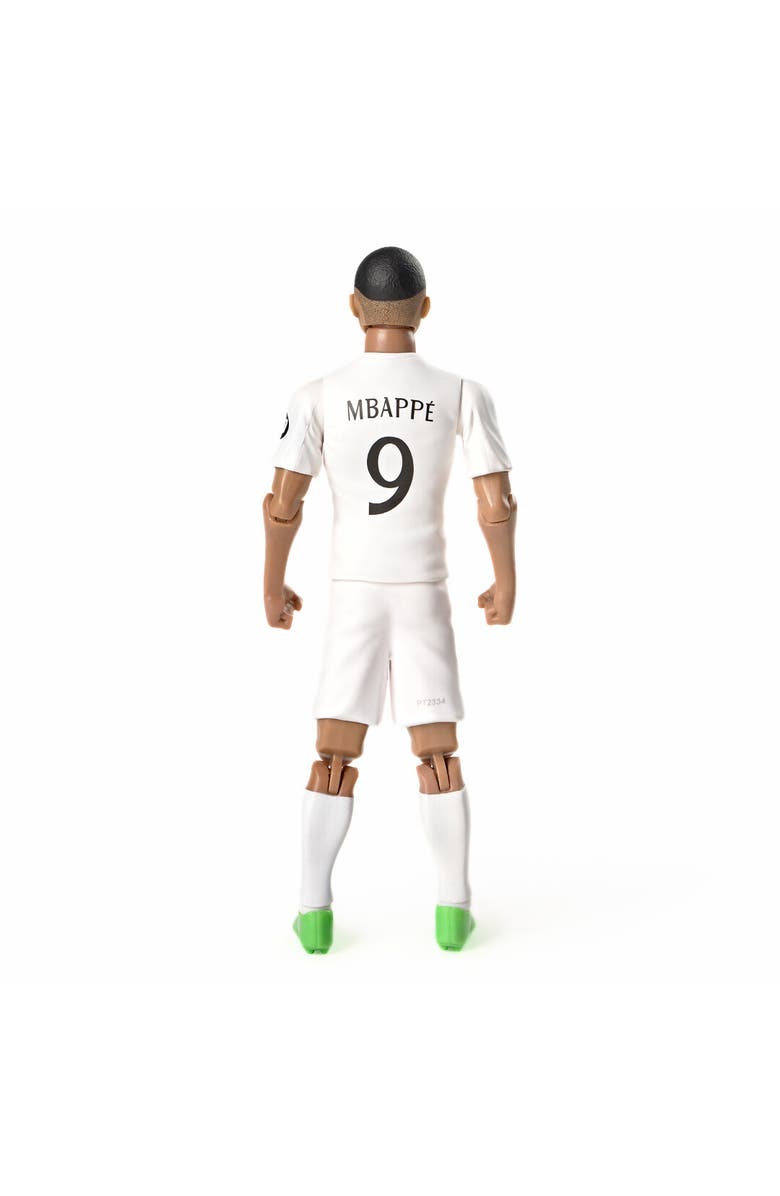 Banbo Toys SOCKERS Real Madrid CF Kylian Mbappe 8" Collectible Soccer Action Figure, Alternate, color, White