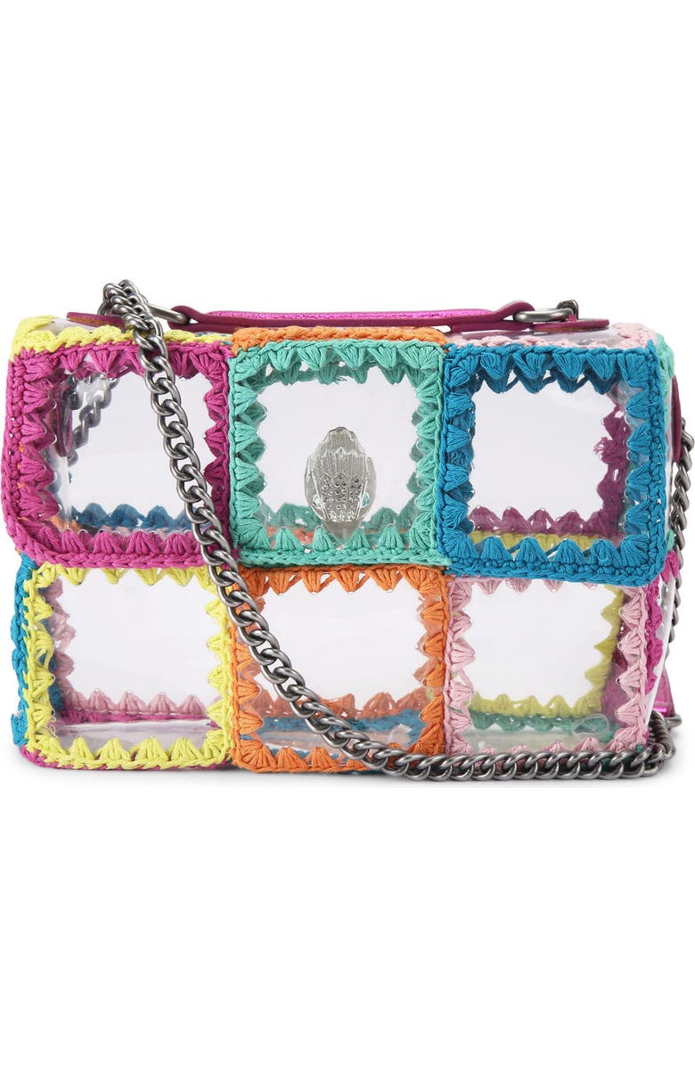 Kurt Geiger London Medium Kensington Shoulder Bag, Main, color, Pink Multicolored