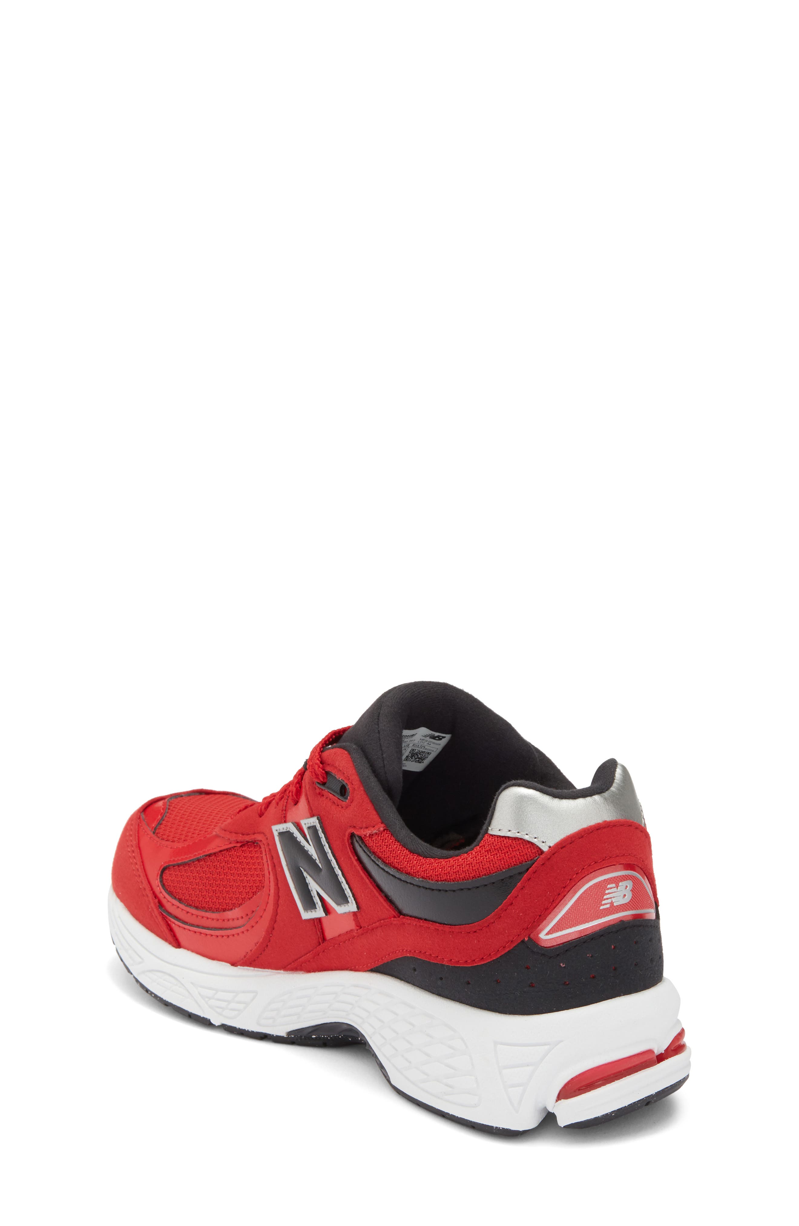 New Balance Kids' 2002 Sneaker, Alternate, color, Team Red/ Black