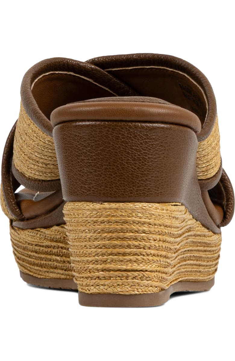 Donald Pliner Gorgina Platform Wedge Sandal, Alternate, color, Saddle