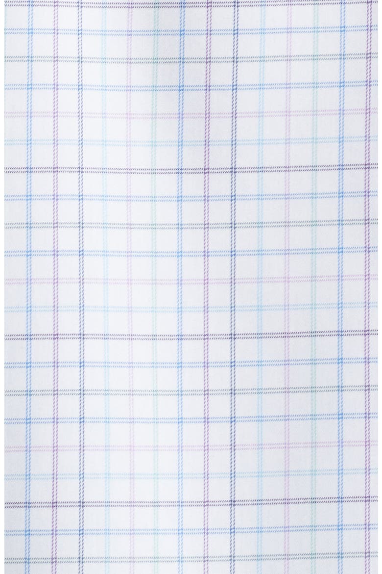 Sarasota Cabo Check Performance Button-Up Shirt, Alternate, color, CHAMBRAY BLUE