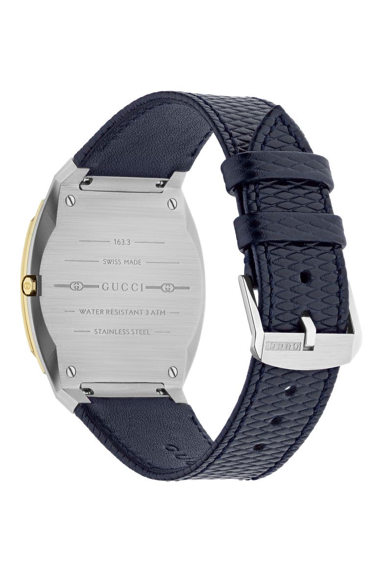 25H Leather Strap Watch Watch, 38mm, Alternate, color, NO COLOR