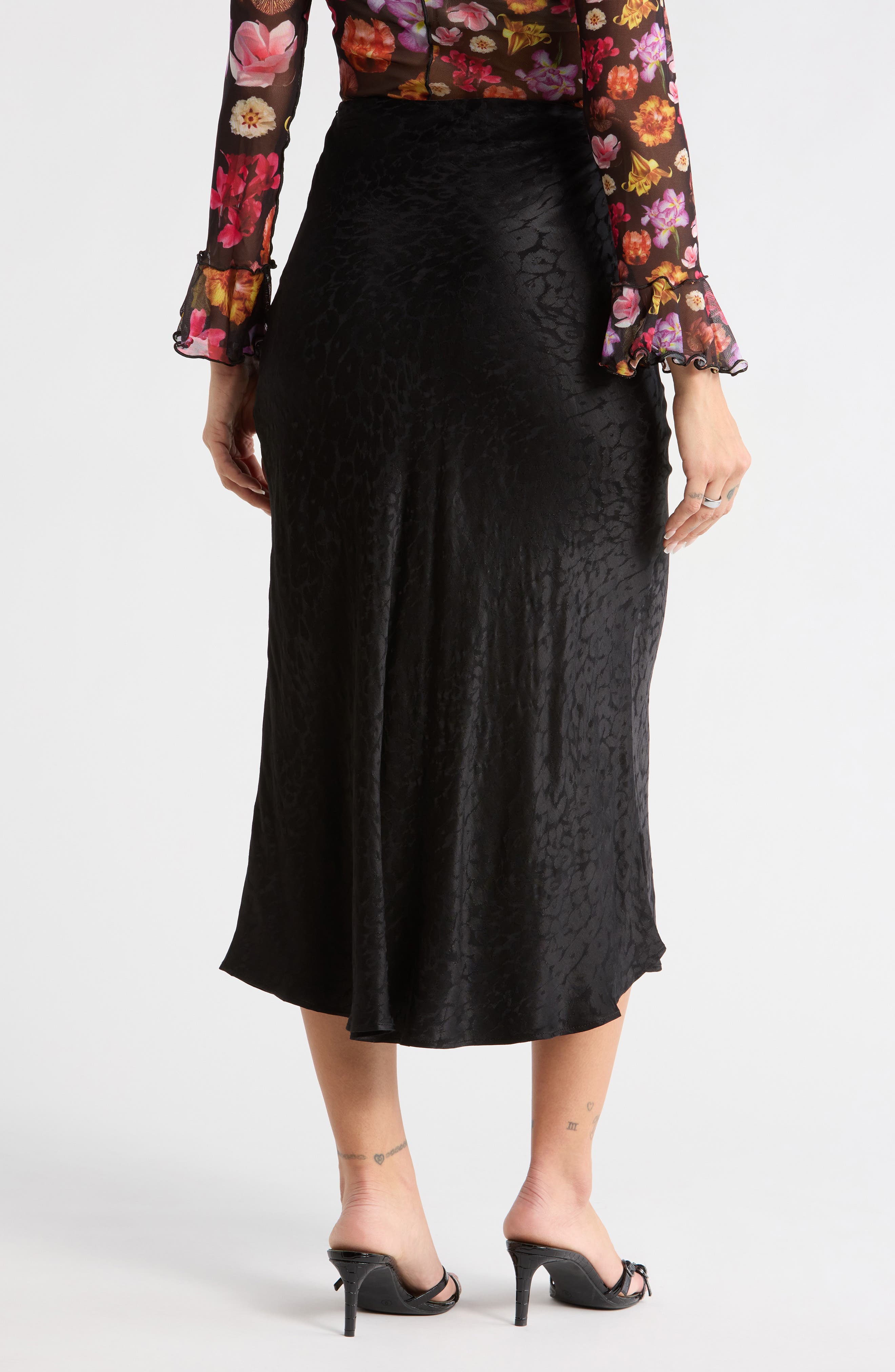 Satin Bias Skirt - image 2