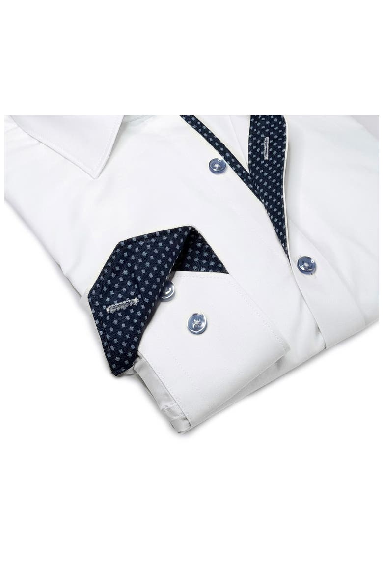 Stretch Cotton Shirt, Alternate, color, WHITE