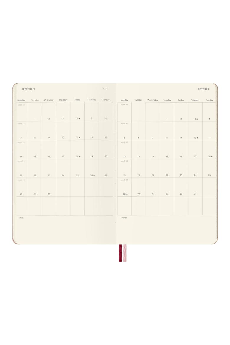Sakura Large Weekly Notebook, Alternate, color, PINK FLORAL