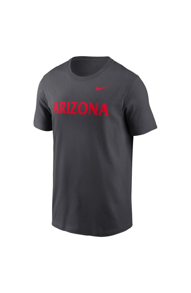 Nike Men's Nike Anthracite Arizona Wildcats Primetime Wordmark T-Shirt, Alternate, color,