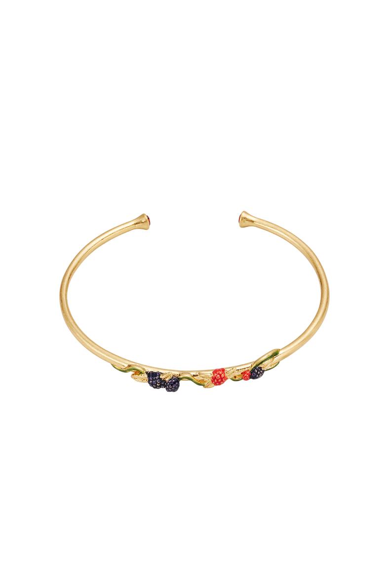 Orla Hedgerow Bangle, Alternate, color, Gold