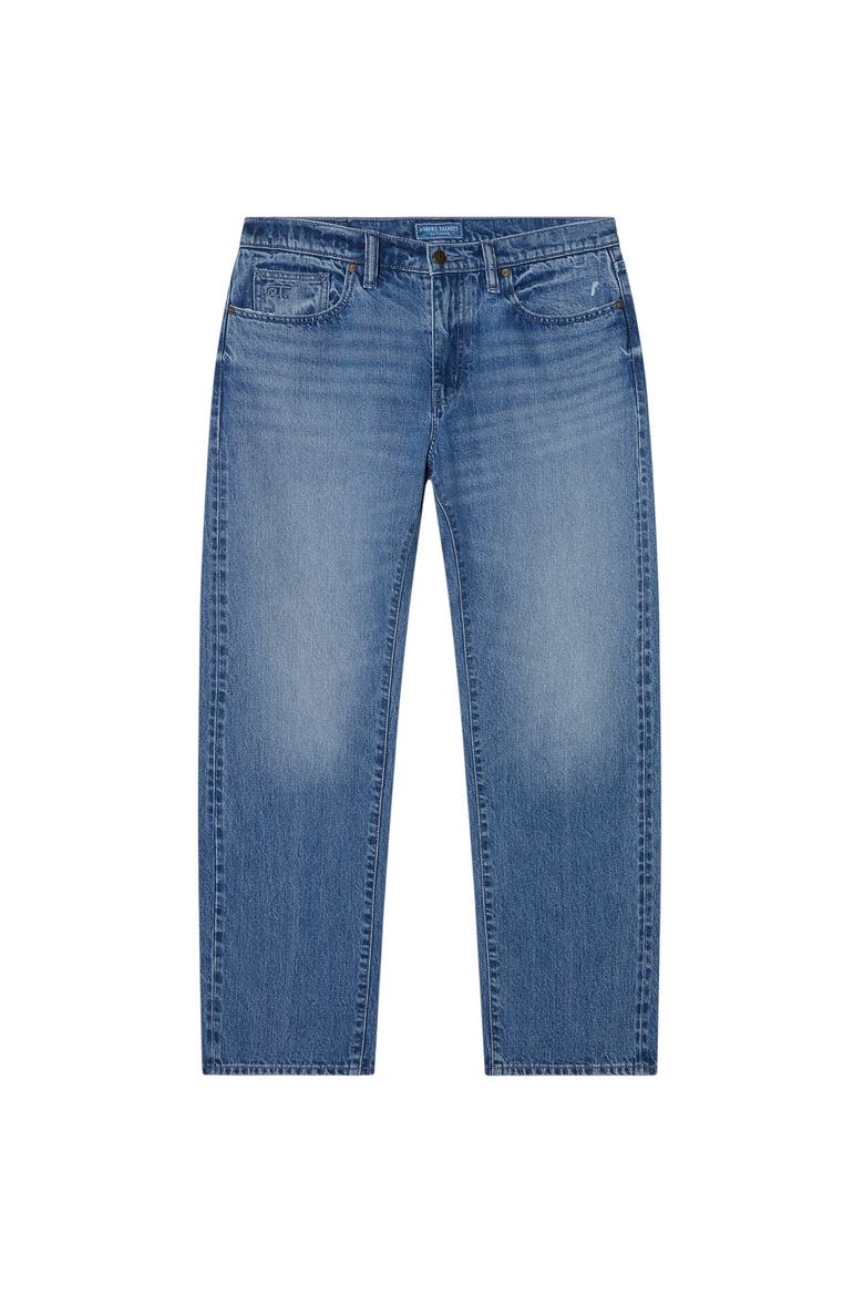 Austin Selvedge 5-Pocket Pant, Alternate, color, Medium Crease Rinse