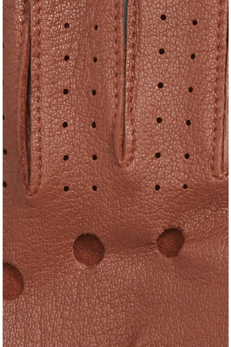 Leather Driving Glove, Alternate, color, BROWN CHESTNUT
