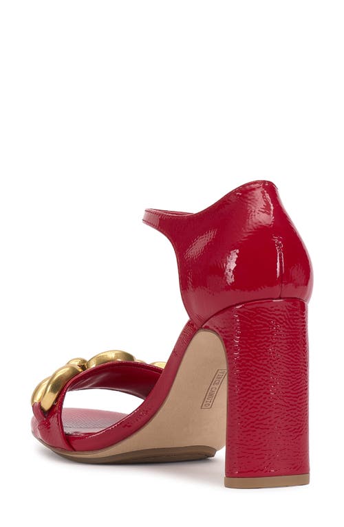 Vince Camuto Aurelia Ankle Strap Sandal In Orange