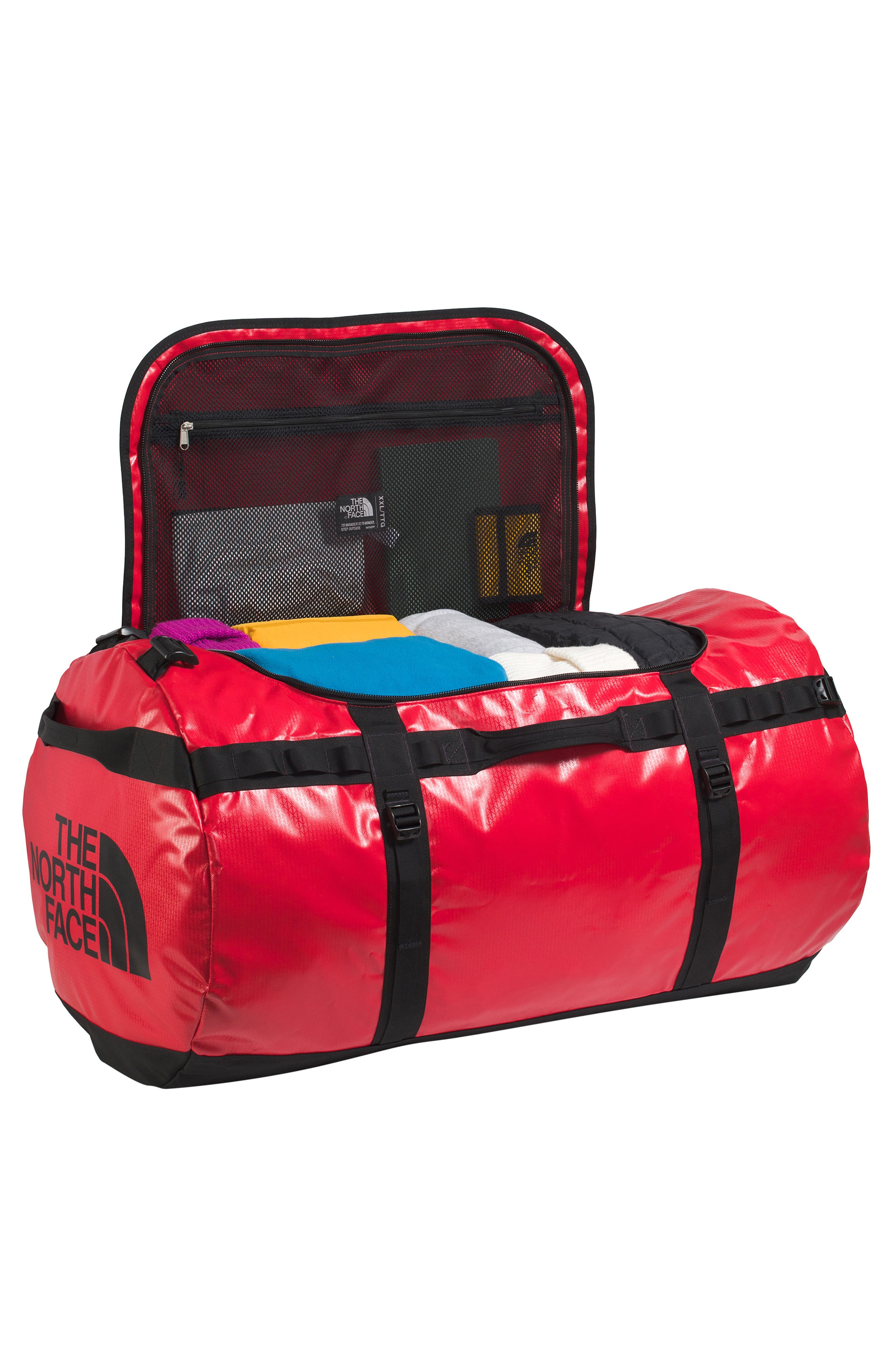 Base Camp XXL Duffel Bag, Alternate, color, TNF RED/ TNF BLACK-NPF