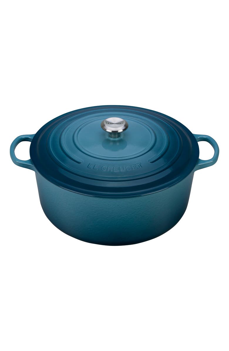 Le Creuset Signature 13 1/4-Quart Oval Enamel Cast Iron French/Dutch Oven, Main, color, Marseille