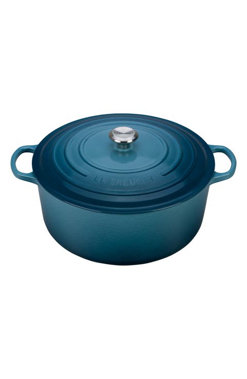 Signature 13 1/4-Quart Oval Enamel Cast Iron French/Dutch Oven