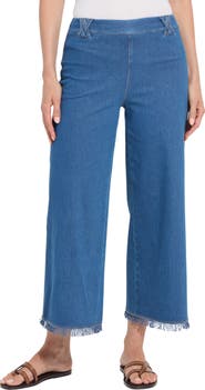 Lysse Liloh High Waist Ankle Wide Leg Denim Pants