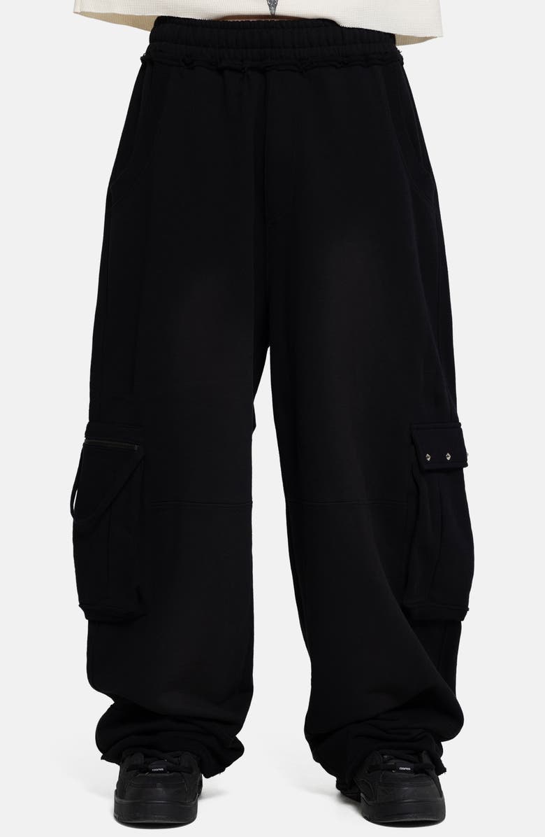 JADED LONDON Cargo XL Monster Joggers, Main, color, Black