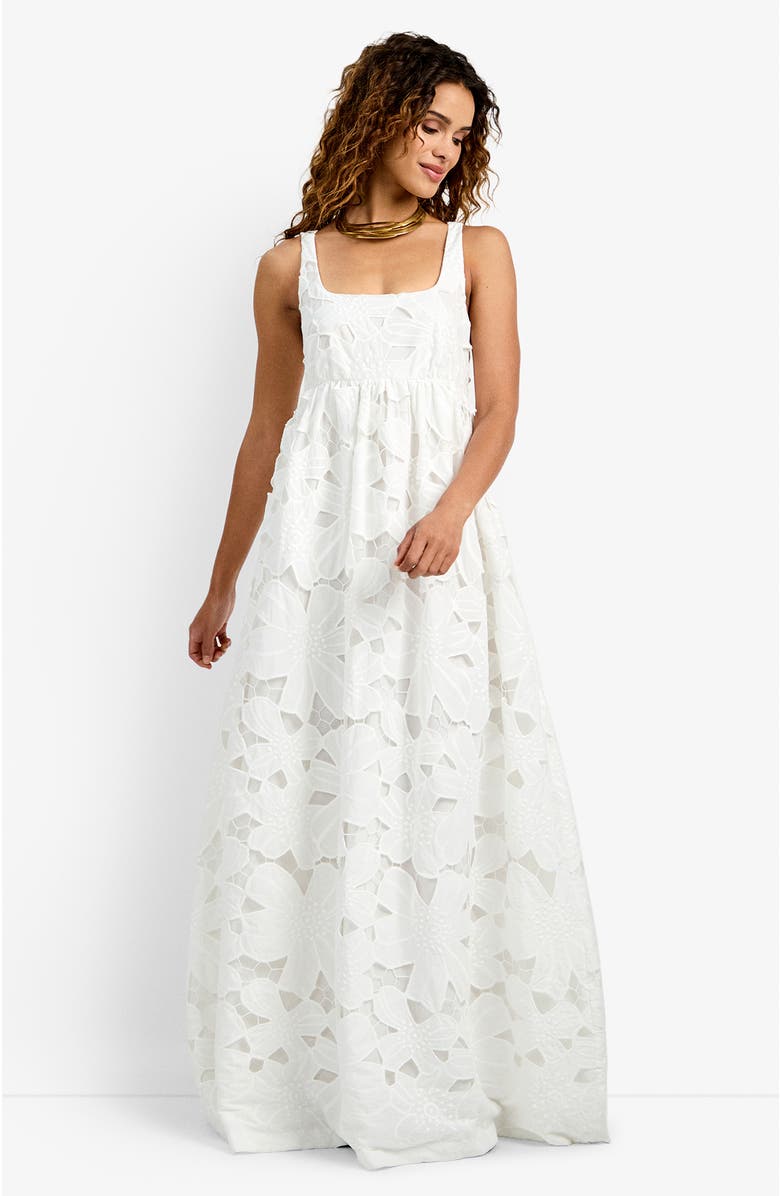 Trina Turk Ariel Dress, Alternate, color, Whitewash