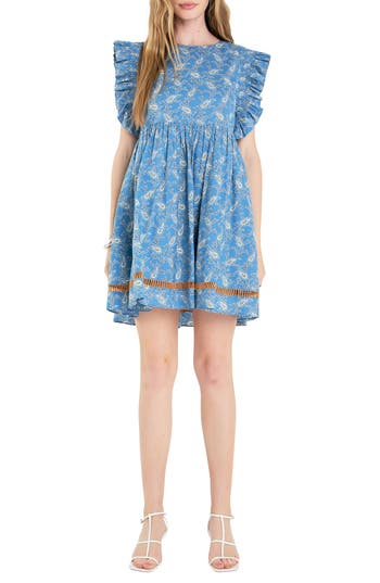 ENGLISH FACTORY ENGLISH FACTORY PAISLEY PRINT MINIDRESS 