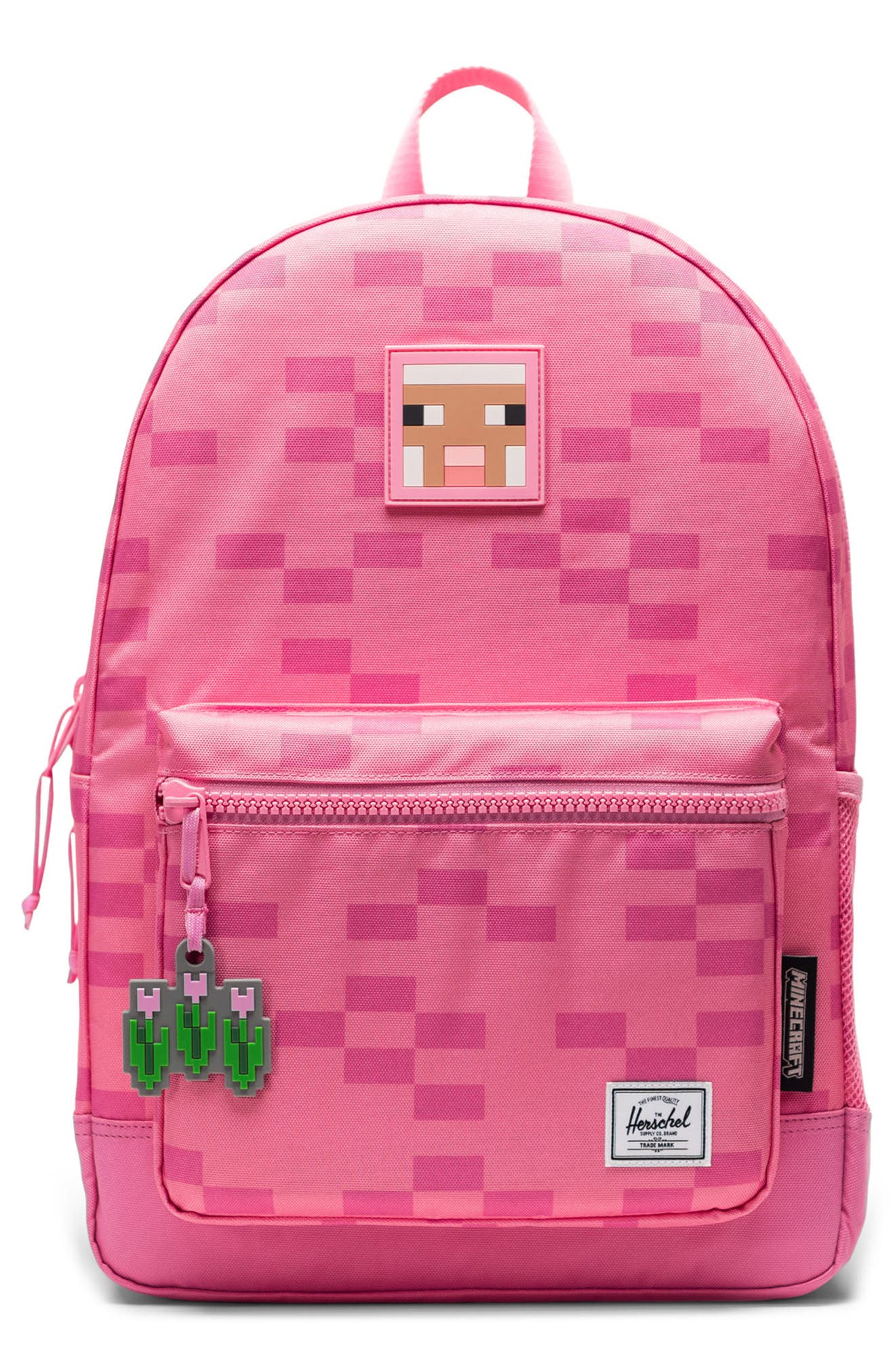 Kids' Minecraft Herschel Heritage Backpack, Main, color, PINK SHEEP